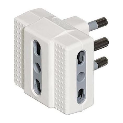 bticino S3604D Netzstecker-Adapter Weiß