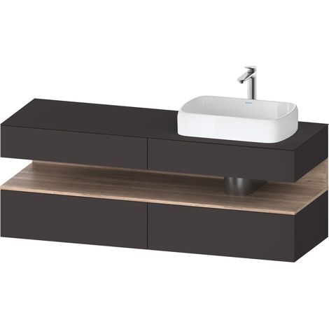 Duravit Collection One Meuble sous-vasque sur console, 2 tiroirs, (1/2)