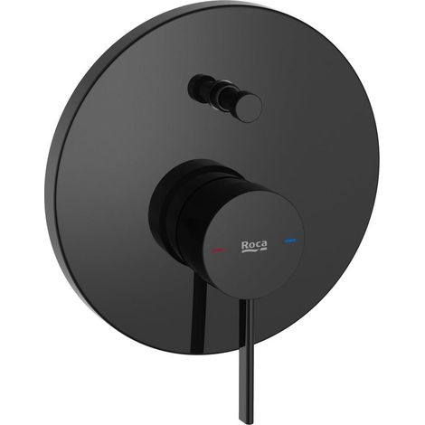 ROCA A5A0B9ECN0 ONA Grifo Monomando Empotrable para Baño-Ducha Negro Titanio - ref: A5A0B9ECN0 (1/2)