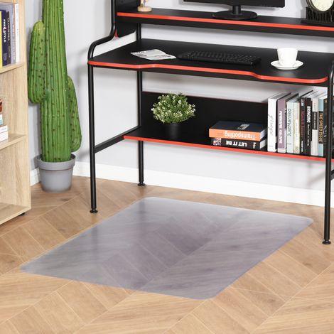 Tapis de sol en plastique résistant, antidérapant, 90 x 120 cm, pour chaise de bureau, protection de plancher transparente