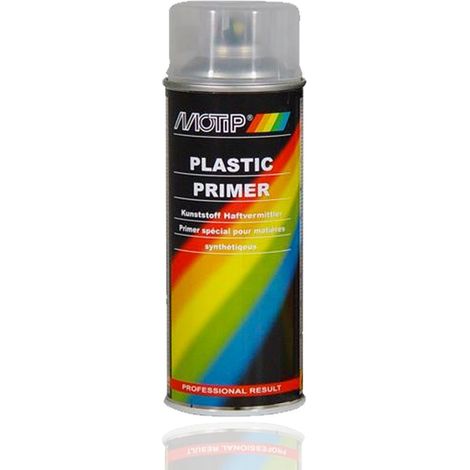 Apprêt plastique 400 ml – Sous couche en aérosol pour plastiques – Application intérieure – Temps de séchage 15 min – (1/4)