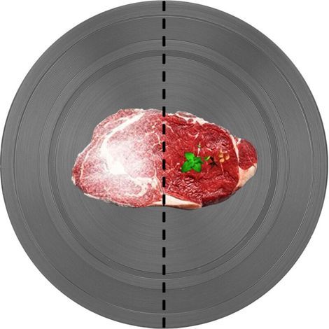 Diffuseur de chaleur pour cuisinière à gaz - Plaque de cuisson à induction ronde anti-adhésive (20 x 0,4 cm) (1/5)