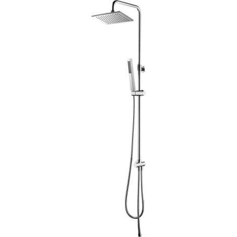 OMNIRES Micro S - Duschset ohne Armatur, 20x20 cm, 3 Strahlarten, chrom SYSY-KCR (1/2)