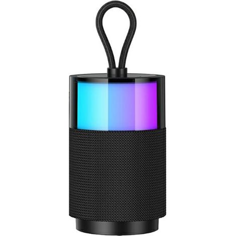 Altavoz Bluetooth 5.3 USAMS Serie YIN, color negro.