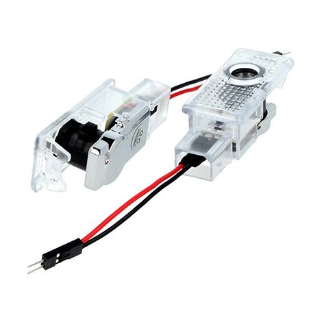 Kit Luci Led Logo Proiettori Auto Portiere Porsche 987 997 GT3 Cayenne Senza Modifica Plug & Play (1/3)