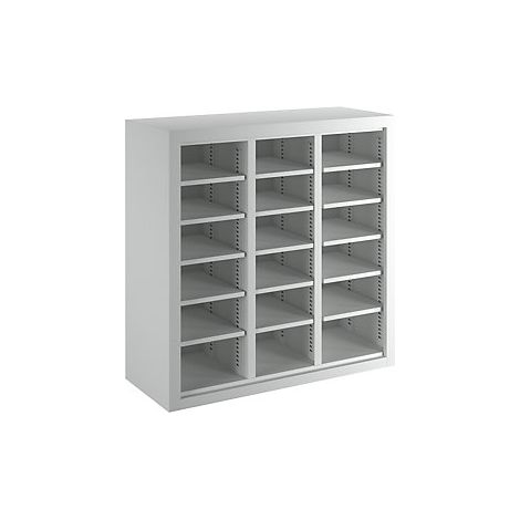 Puesto de organización y clasificación  individual  gris
