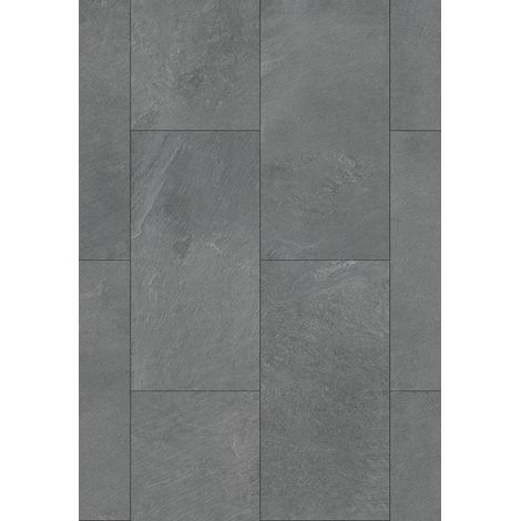 Mexen Grey Dark panneaux vinyle 610 x 305 mm LVT Dryback 2,5 mm, sous-couche PVC, 4 V-Joint, Pierre - F1459-0610-305-255-4V1-01 (1/2)