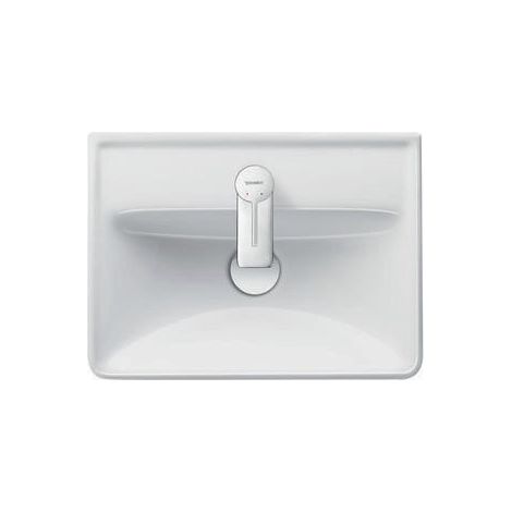 Duravit Handwaschbecken D-NEO 450x335mm o ÜL m HLB 1 Hahnloch weiß