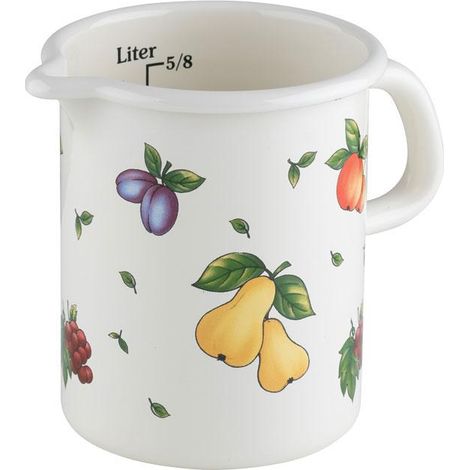 Riess Küchenmaß Ø9cm 0,5L Fruit Garden Emaille