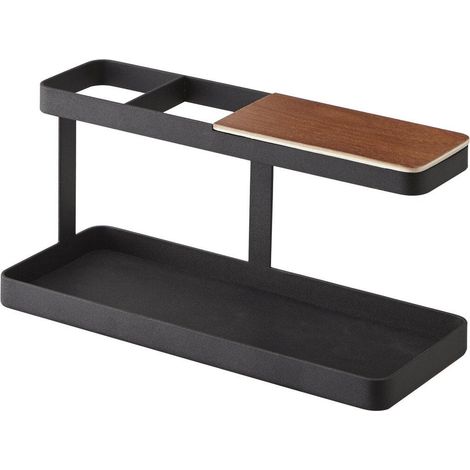Yamazaki Organizer moderno compatto nero per ufficio