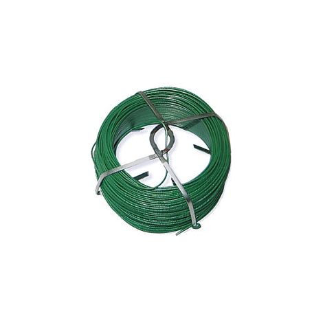 BOBINA DI FILO PLASTIFICATO DA GIARDINAGGIO VERDE ALTA QUALITA' BEAST-50 METRI (1/2)