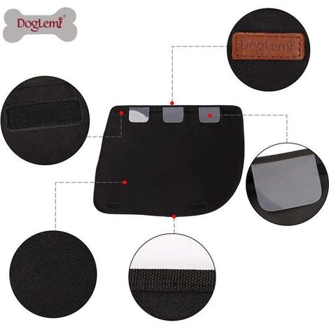 Protecteur De Porte De Voiture - Protecteur De Bord De Siege Pour Chien - Polyester Imperméable - Universel - Lot De 2