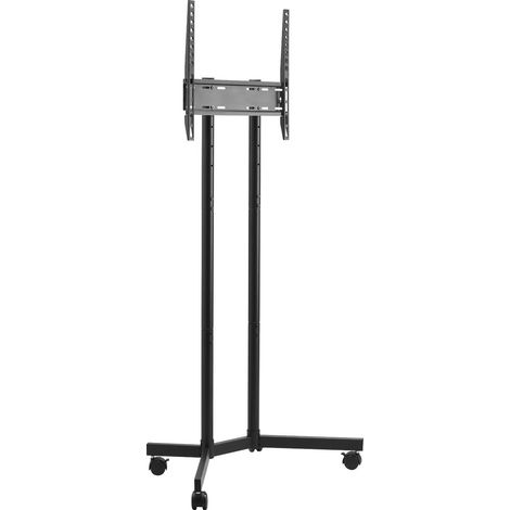 Support TV mobile 32 à 65 pouces, pied réglable en hauteur avec roulettes, fixation VESA 400x400, salon et bureau (1/5)