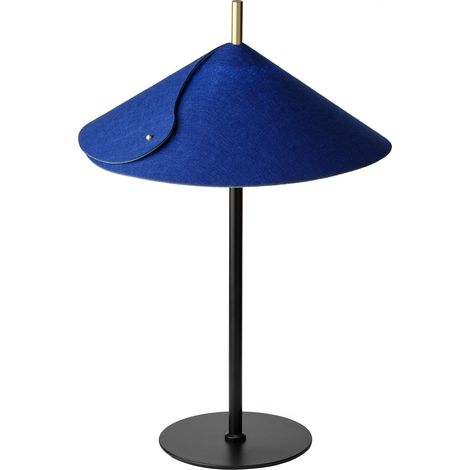OSRAM Lampe de table  Decor Flip G9 Bleu 350mm, Lampe de table, Feutre, Acier, avec fonction Touch-Dim et batterie USB