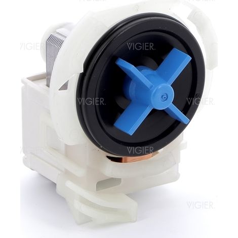POMPE DE VIDANGE DOLPHIN POUR LAVE VAISSELLE WHIRLPOOL (1/2)