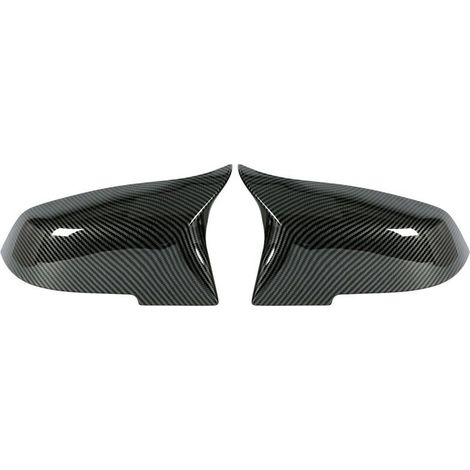 Copertura specchietto retrovisore a corno di toro per auto Serie 1 2 3 4 X1 I3 F30 F20 E84 Copertura specchietto retrovisore esterno in fibra di carbonio (1/2)