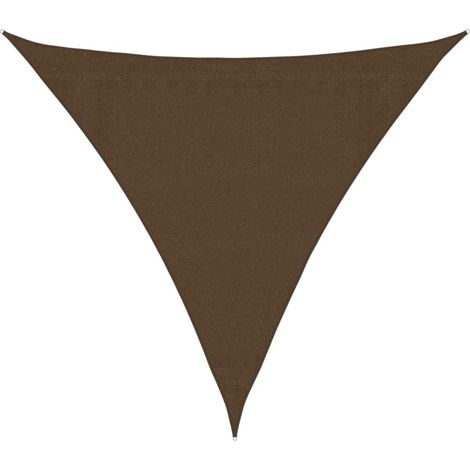 Maison Exclusive - Vela Parasole 160 g/m² Marrone 3,6x3,6x3,6 m in HDPE