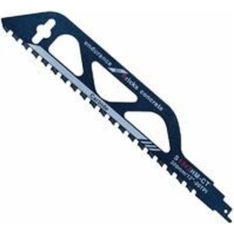 Lame de scie sabre Lame de Scie Sabre,Lame de Scie Sabre Expert au Carbure de Tungstène pour Métal,Bois,Pierre,Accessoires de Scie Sabre pour Béton Cellulaire,Brique,Béton (305 mm (S1243HM)) (1/5)