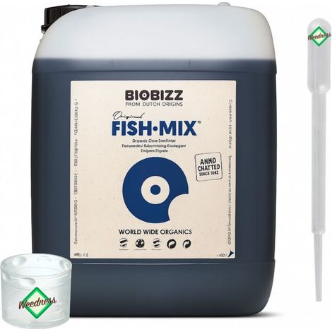 BioBizz Fish Mix 5 Liter Organischer Wachstumsdünger Bio Dünger Pflanzenpflege (1/5)