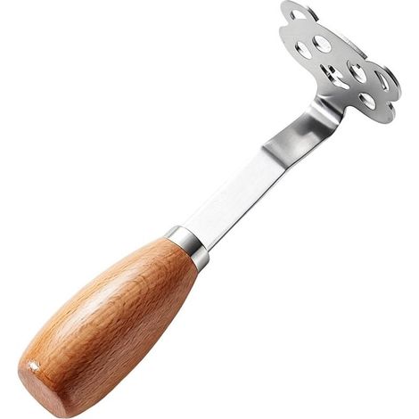 Broyeur de pommes de terre – Main en acier inoxydable, outil de presse-purée d'avocat, purée de viande à salade, matériau polymère durable Cuisine salade de légumes purée de viande beurre maison (1/5)