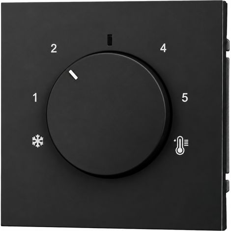 Contrôleur de température mural série Z interrupteur thermostat PC ignifuge noir standard européen 4000W 13 × 9 × 10 cm – Livraison gratuite