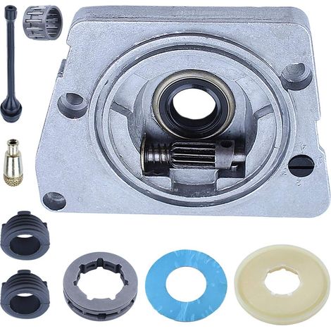 Kit de pompe à huile Adefol avec engrenage worm et couronne pour tronçonneuse Husqvarna 61 66 266 XP 268 272 272XP (1/5)