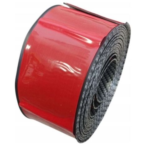 Bande de caoutchouc carbone pour seuils, 7 cm x 5 m