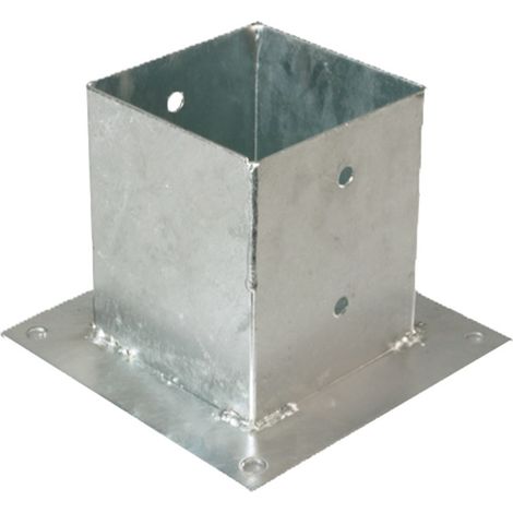 Support de poteau en bois carré 121 x 121mm - Alberts (1/2)