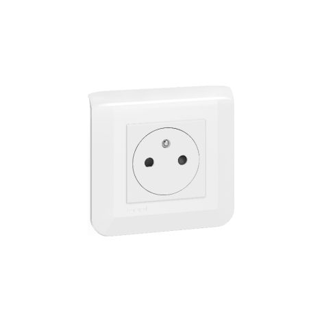 Legrand - Mosaic - Prise de Courant complu00e8te - 1 poste (2M) - 16A - 250V - 080251+277802L+278111L (1/5)