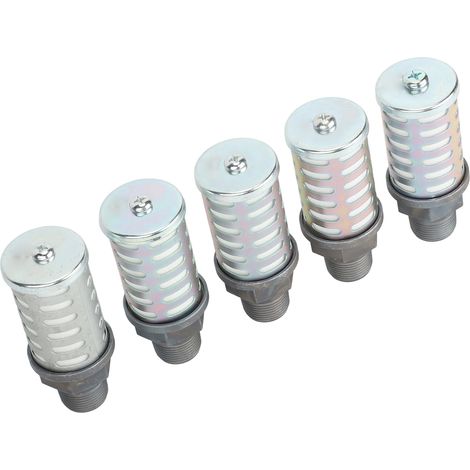 5 Pièces Filtre Silencieux d'Échappement pour Compresseur d'Air Haute Pression G3/4 (1/5)