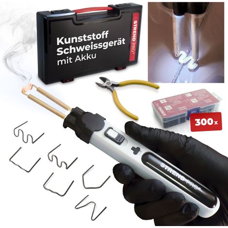 Stift Strend Pro, Schweißgerät, für Kunststoffe, 2000 mAh, USB-Ladefunktion, mit Zubehör
