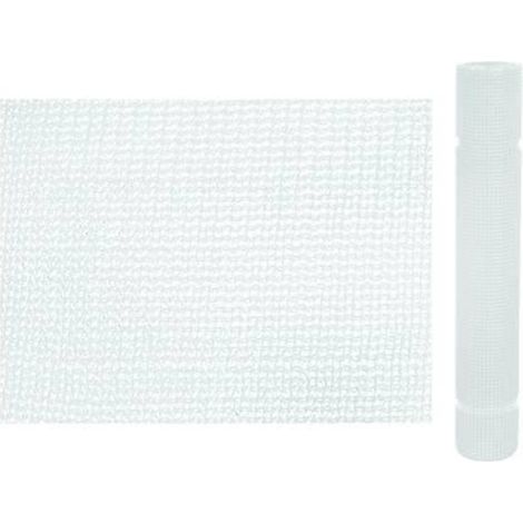 RETE PER PONTEGGI BIANCA IN PLASTICA CON ASOLE   mt.1,80h. X 25 MT - FER 430814