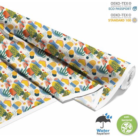 Dekorativer Outdoor-Stoff Oxford - Motiv Sommer DX8933 (1/5)