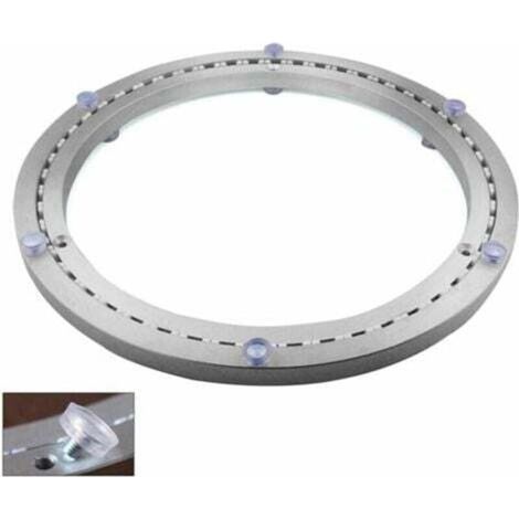 Roulement De Plateau Tournant en Métal, Rond Pivotant Base, Rotatifs 360°, Roulements à Billes à Une Rangée, pour Les Charges Lourdes, ø35cm (1/4)