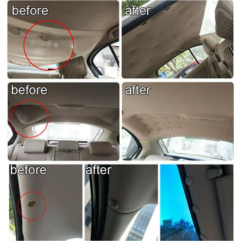 60 rivets de réparation de toit de voiture, fixation de ciel de toit affaissé, rivets à pression (1/4)