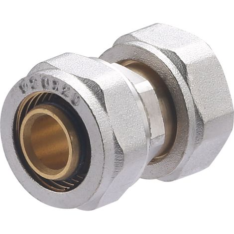 Noyon & Thiebault – Raccord laiton droit à compression – Ø 20 mm – Filetage femelle F3/4' – Double joint torique pour étanchéité parfaite
