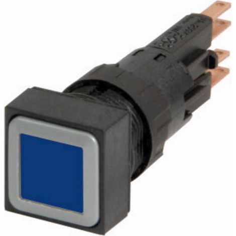 Bouton-poussoir lumineux bleu à rappel EATON Q18LT-BL (1/2)