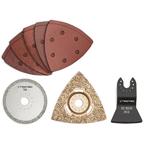 TROTEC PMTS Set 2 Zubehör-Set zur Bad-Sanierung 13-tlg.passend für fast alle Multifunktionswerkzeuge