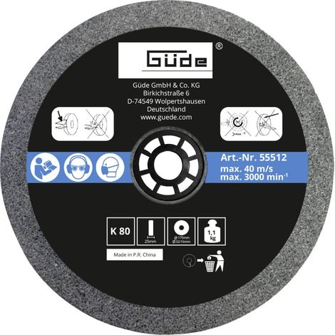 Güde Schleifscheibe K 80 175 x 25 x 32 mm Doppelschleifer & Schärfgeräte