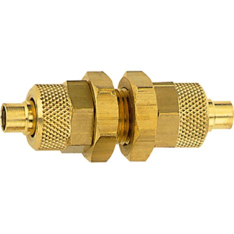 Riegler Schottverschraubung, M12x1,0, für Schlauch 8/6 mm, SW 17, Messing (1/2)