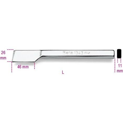 Scalpello piatto  beta 1343