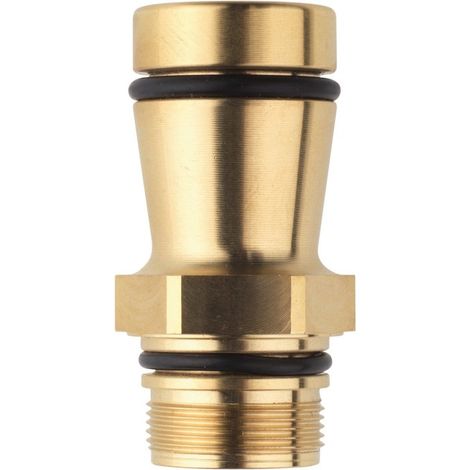 Grohe – Nipple colonnette pour mitigeur thermostatique – Laiton chromé – Filetage gauche – Dimensions 10 x 50 mm – Accessoire salle de bain (1/4)