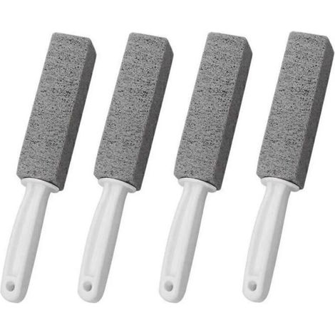 Brosse de nettoyage de toilettes avec poignée, brosse de nettoyage pour taches profondes, brosse de toilettes (1/4)