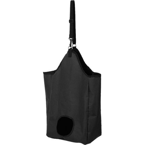 Sac à foin en tissu Oxford pour chevaux (noir) (1/5)