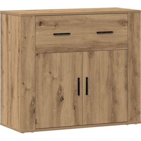 Maison Exclusive - Credenza Rovere Artigianale 80x33x70 cm in Truciolato