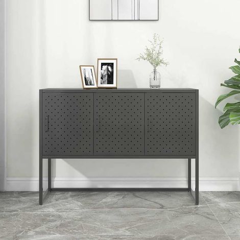vidaXL Buffet Anthracite 105x35x75 cm Acier (1/5)