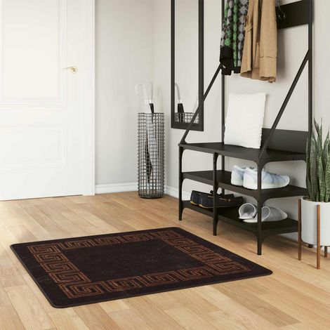 Pasillo de alfombra MARSA Negro 100 x 100 cm Poliéster y PVC
