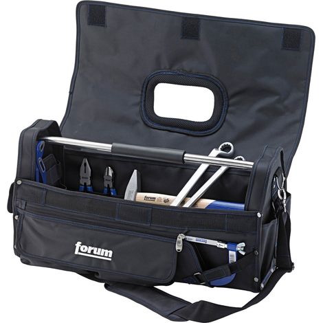 Trousse à outils en nylon avec fermeture à scratchs, Dimensions intérieures : 550 x 220 x 285 mm, Volume environ 34 l, Poids 3000 g (1/3)