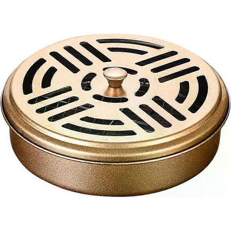 HONORNIC - Spirale anti-moustiques en acier inoxydable épais, difficile à renverser. Accessoires ménagers : cendrier pour spirale anti-moustiques, support pour spirale anti-moustiques. (1/5)
