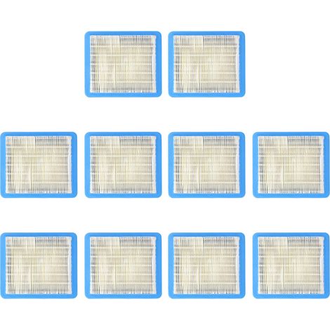 10 Pcs  Lawn Mower Air Filter Rubber Iron Air Filters Elements for John Deere Lg491588 (1/2)